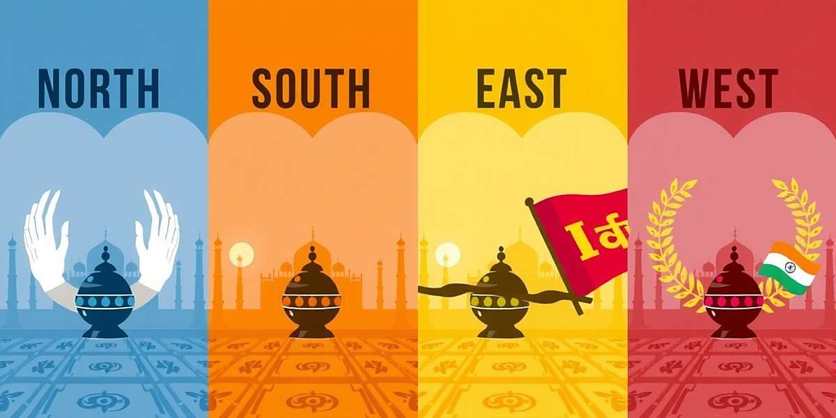 Khel Champs Regional Versions Khel Champs regional versions showing different cultural elements from North, South, East and West India